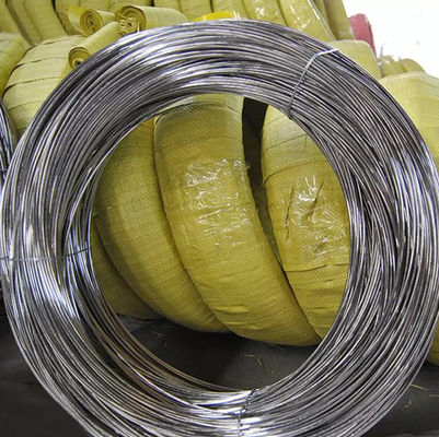 Carbon Spring Galvanized Metal Wire Rod 50mm Coated Rope ISO 9001