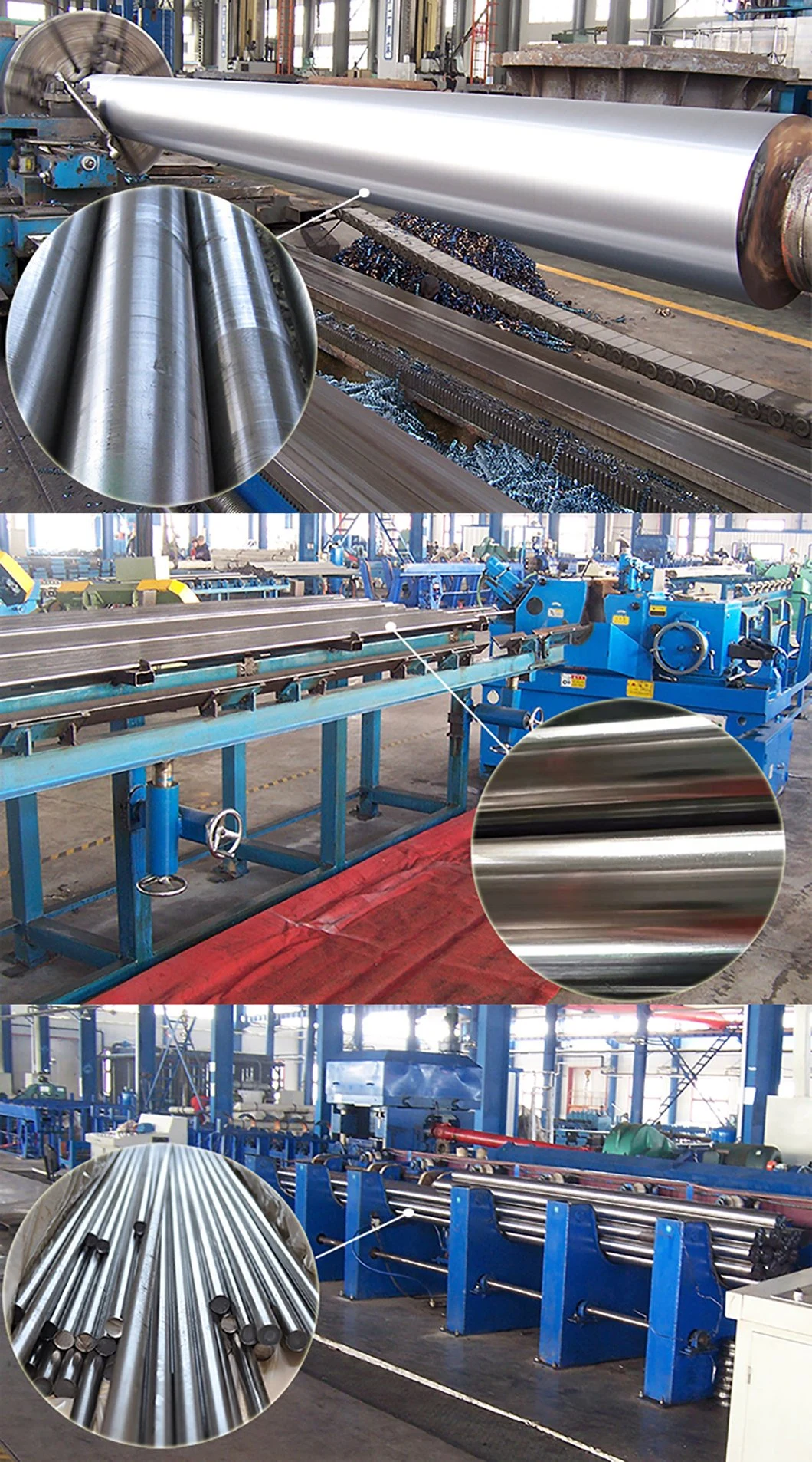 Kundenspezifischer Edelstahl, der 304 316 Edelstahl-Rundeisen 316L 316ti verarbeitet